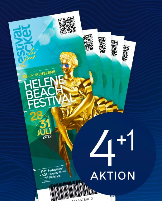 Helene Beach Festival 2022 Kombiticket 4+1